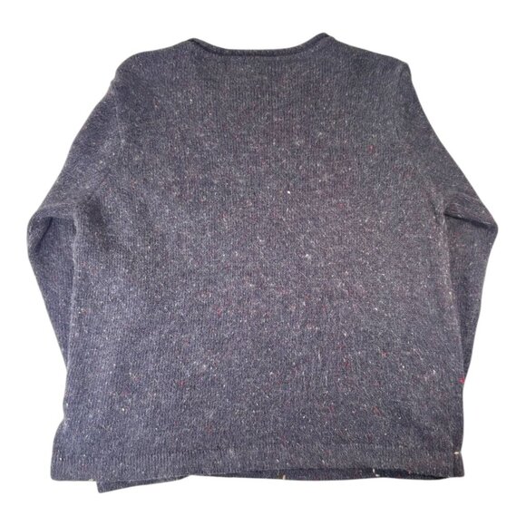 Vintage Festive Nutcracker Snowman Christmas Sweater M – Ugly Sweater Party - Picture 6 of 6